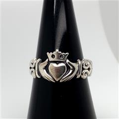 James Avery Retired Claddagh Sterling Silver Ring